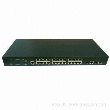 Management Switch with 256-layer Multi-cast Table, Supports IGMP Snooping, OEM Orders Welcomed
